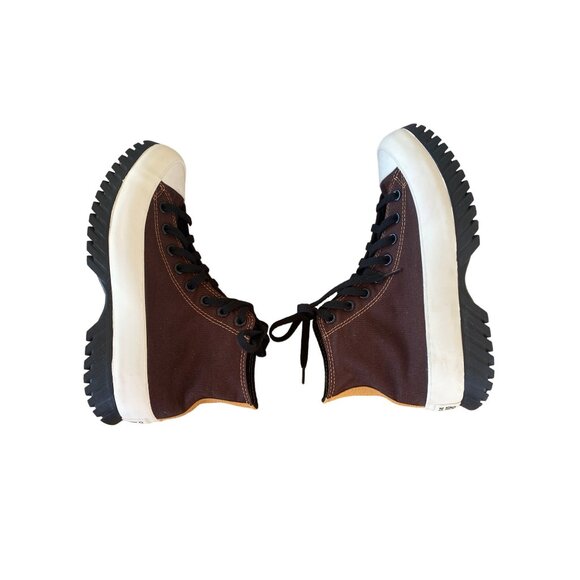 Converse Chuck Taylor Lugged 2.0 Sneaker Platform Brown Canvas 8 Men/Women 10 - Picture 6 of 14
